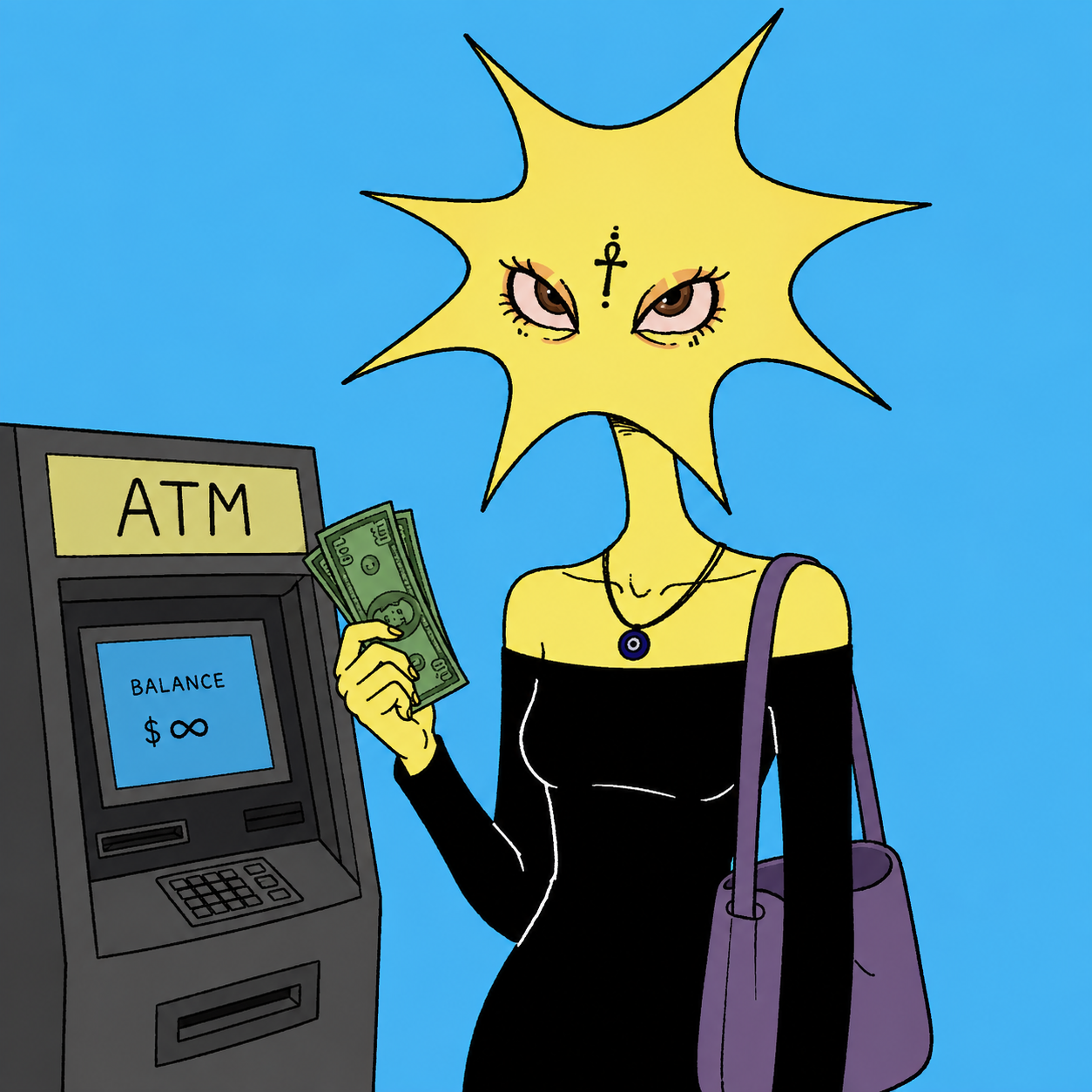 SUNNI at an ATM